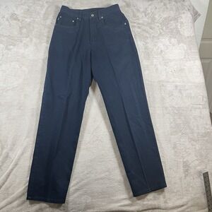 Polo Ralph Lauren Chino Casual Pants Navy Blue Women's Size 6 100% Cotton Logo